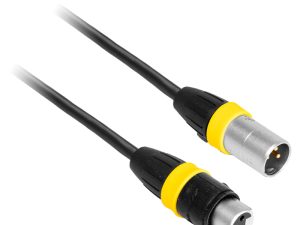 Cablu PROFESIONAL audio DMX IP65 XLR tata - XLR mama 5m 18-5558 BST