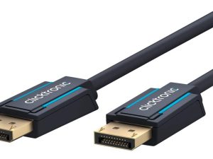 Cablu Profesional DisplayPort - DisplayPort 10m v1.2a 4K 60Hz 21.6Gbit/s AWG26 OFC Clicktronic 70715
