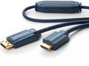Cablu Profesional DisplayPort - HDMI 1m Full-HD 1920x1200p AWG30 Clicktronic
