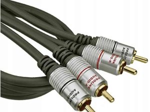 Cablu RCA mufa tata x2 din ambele parti 0.5m negru PROLINK TCV4270-0.6