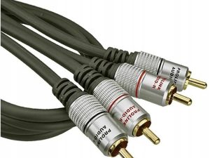 Cablu RCA mufa tata x2 din ambele parti 1.8m negru PROLINK TCV4270-1.8