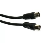 Cablu RF video negru 3m coaxial TV tata-mama