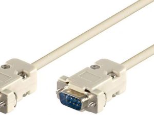 Cablu serial 1:1 RS232 D-SUB 9 pini tata-mama 5m Goobay
