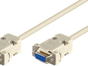 Cablu SERIAL 9 pini mama-mama 2m 1:1 RS232