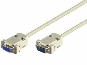 Cablu serial RS232 DB9 tata la DB9 mama 2m 1:1 Goobay