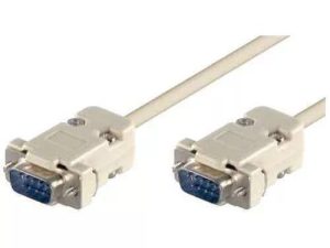 Cablu serial RS232 DB9 tata la DB9 tata 2m Goobay