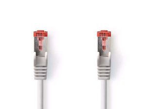 Cablu SFTP CAT6 1m RJ45 tata - RJ45 tata gri Nedis