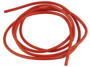 Cablu siliconic multifilar 14AWG 2.08mm2 rosu 1m liniar
