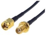 Cablu SMA soclu - SMA mufa 20m 50OHM negru BQ CABLE SMA-SMF/50/20