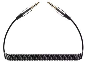 Cablu SPIRALAT JACK 3.5 mm tata-tata REBEL