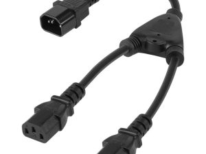 Cablu splitter alimentare PC C14 - 2x C13 2300W 10A 250V