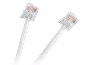 Cablu telefon extensie alb 7.5m RJ11