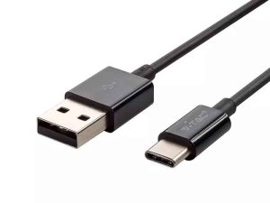 Cablu Type C 1m SILVER EDITON negru V-TAC