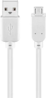Cablu USB 2.0 A tata - micro USB 2.0 B tata 3m Goobay 96194