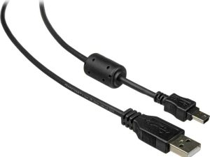 Cablu USB 2.0 A tata - mini USB tata 5 pini 1.5m negru