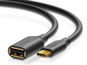 Cablu USB 2.0 SENTIVUS OTG tata USB-C - USB-A mama 0.1m SE-U206-010