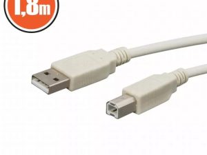 Cablu USB 2.0 tata A la tata B 1.8m