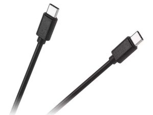 Cablu USB 2.0 Type C tata - Type C tata negru 1m M-LIFE