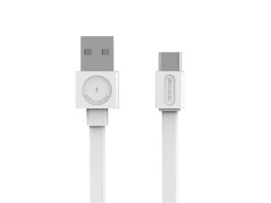 Cablu USB 2.0 - USB Type C 1.5m alb Allocacoc