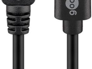 Cablu USB 2.0 USB type C tata la Mini USB tata 0.5m Cupru 0.48Gbit/s negru 67989 Goobay