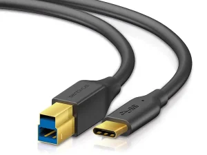 Cablu USB 3.0 SENTIVUS tata B - tata USB-C 1m SE-U302-100