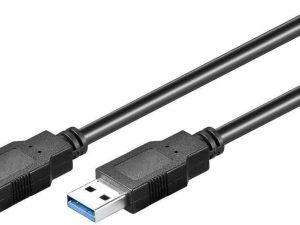 Cablu USB 3.0 USB A tata - USB A tata 0.5m Goobay
