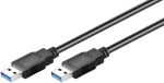 Cablu USB 3.0 USB A tata - USB A tata 3m Goobay