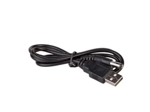 Cablu USB A mufa - DC 5.5/2.1 mufa 0.8m 5A negru AKYGA AK-DC-01