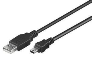 Cablu USB A tata la mini USB tata 1.8m Goobay
