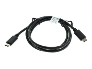Cablu USB-C 3.1 tata la USB-C 3.1 tata 1m negru 60W 5Gbps 028-126