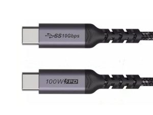Cablu USB-C tata la USB-C tata 1m 100W 3.1 20V 5A 10Gbps