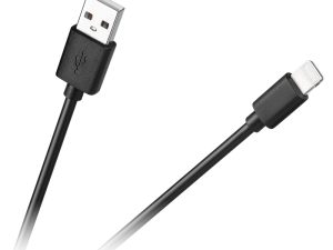 Cablu USB - lightning 1m negru Cabletech KPO3946