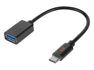 Cablu USB mama - tata USB Type C OTG 15cm REBEL