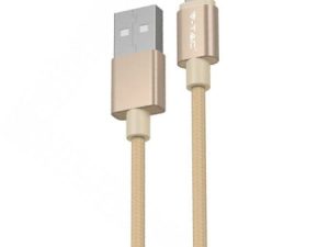 Cablu USB - micro USB 1m 2.4A auriu PLATINUM EDITION V-Tac SKU-8490