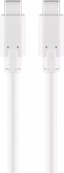 Cablu USB Type C Generatia 1 tata-tata 1m alb GOOBAY