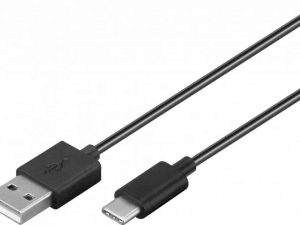 Cablu USB Type C tata - USB 2.0 tata 1m negru Goobay
