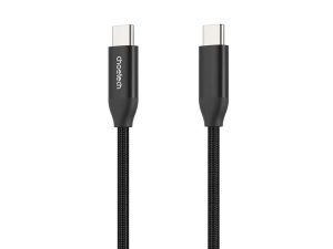 Cablu USB type C - USB type C PD 240W 2m negru textil Choetech XCC-1036-BK