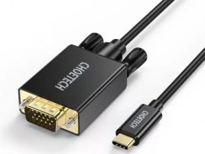Cablu USB Type C - VGA Choetech XCV-1801 1.8m negru
