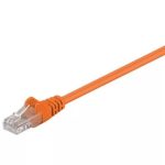 Cablu UTP 1m portocaliu patchcord CAT5e 2x RJ45 CCA neecranat Goobay
