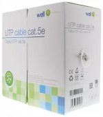 Cablu UTP CAT5e 8 fire din cupru 0.49mm Well