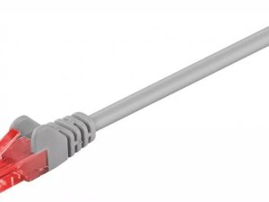 Cablu UTP CAT6 1.5m patch cord CCA neecranat RJ45 x2 gri Goobay