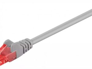 Cablu UTP CAT6 15m patchcord RJ45 x2 CCA neecranat gri Goobay