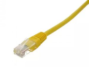 Cablu UTP Well cat5e patch cord 1.5m galben
