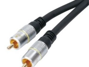 Cablul video compozit RCA 10m Profesional OFC cupru placat 24K HQSS3542/10