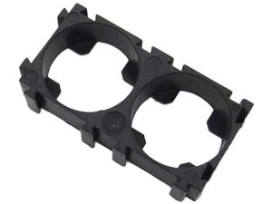 Carcasa cilindrica clips 2x 18650