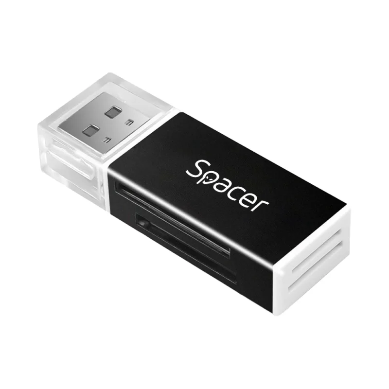 card-reader-extern-spacer-spcr-658-interfata-usb-20-citeste-scrie-sd-microsd-xs-sm-plastic-negru