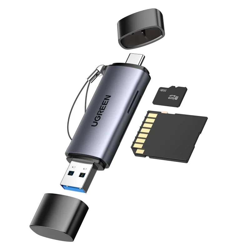 card-reader-extern-ugreen-cm185-50706-usb-30-usb-type-c-30-citeste-scrie-sd-microsd-5gbps-maxim-2tb