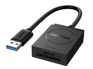 CARD READER extern Ugreen CR127 20250 interfata USB 3.0 citeste /scrie SD /microSD 5Gbps negru