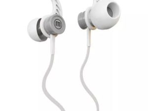 Casti cu fir in-ear 3.5 mm alb-gri Magneto Maxell