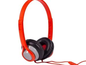 Casti cu microfon 1.2m rosu Legacy Maxell